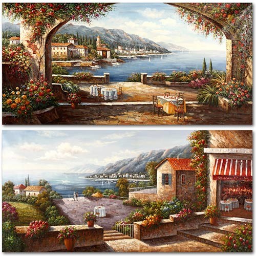 Canvas paintings landscape paintings oil paintings core