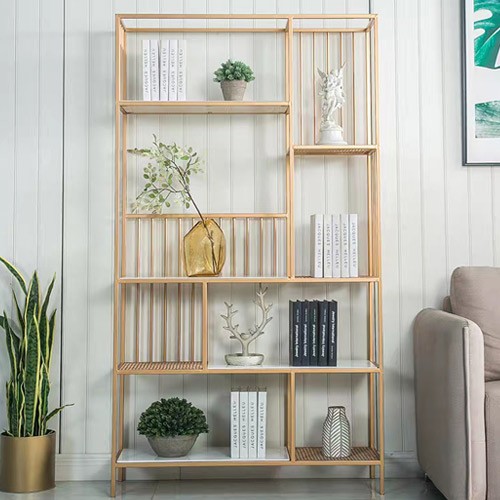 New Design high quality modern metal bookshelf and metal bookcase for office home